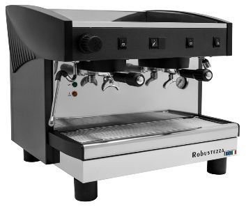 Кофемашина полуавтомат Robustezza st2m compact/ черная+высокая группа 1ф