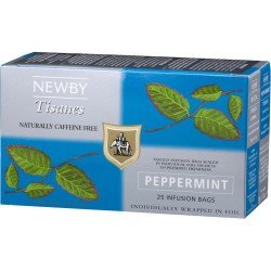 Чайный напиток Newby Peppermint / Мята Перечная Пакетики для чашек (25 шт.)