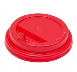 Крышка для горячих напитков 90 мм. (красная) в коробке 1000 шт.