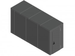 Камера 80мм Polair кхн-9,55 1360х4060х2200